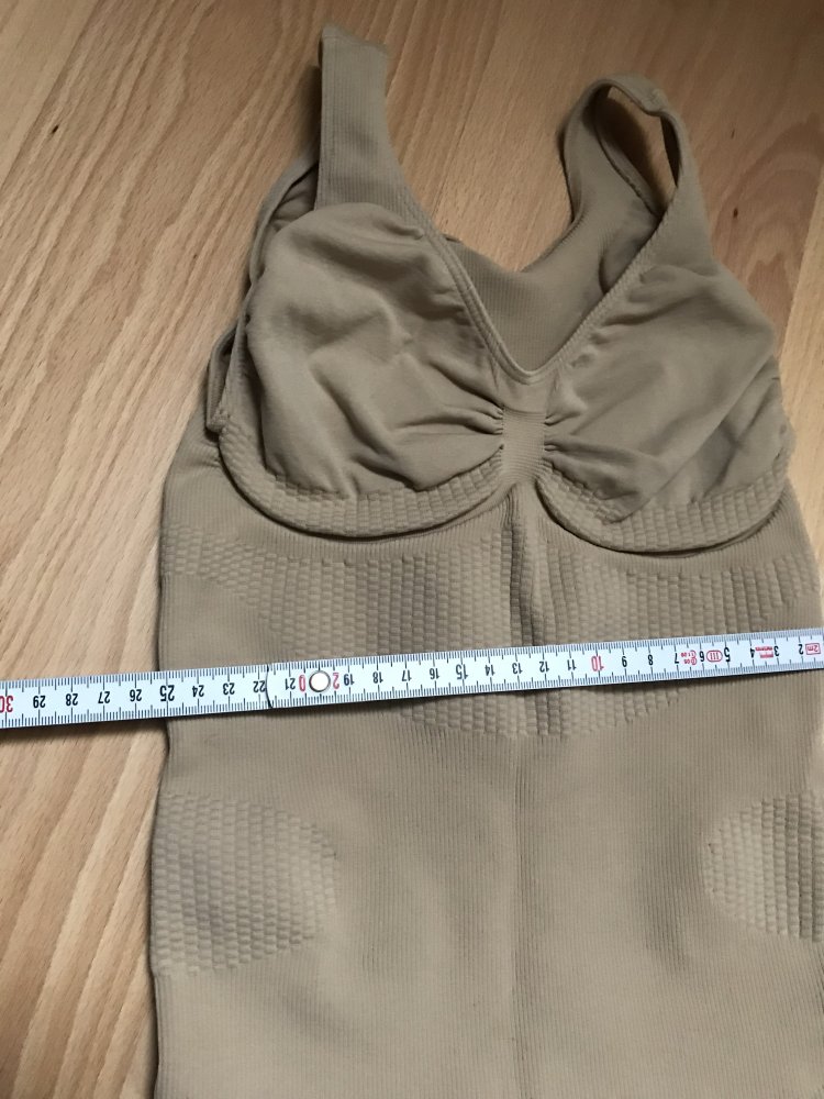 Shapewear figurformend Schlankstütz Hemd S hautfarben 36/38 Miederhemd nahtlos Longtop