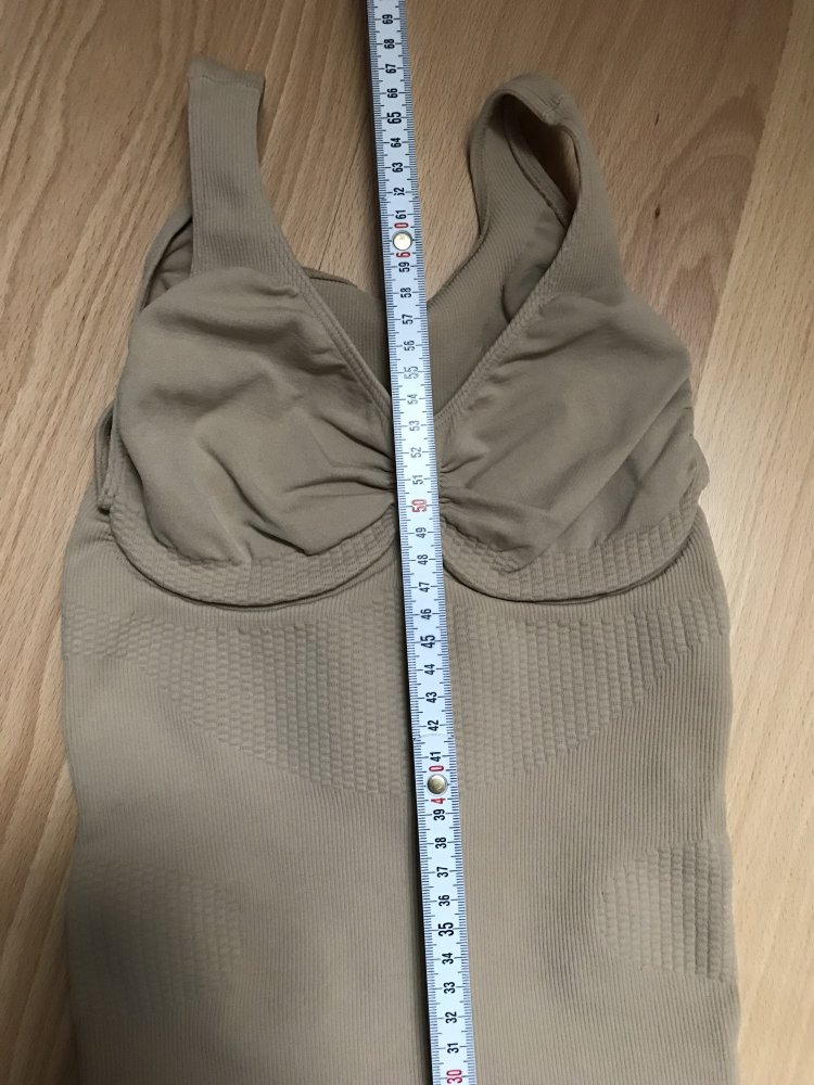 Shapewear figurformend Schlankstütz Hemd S hautfarben 36/38 Miederhemd nahtlos Longtop