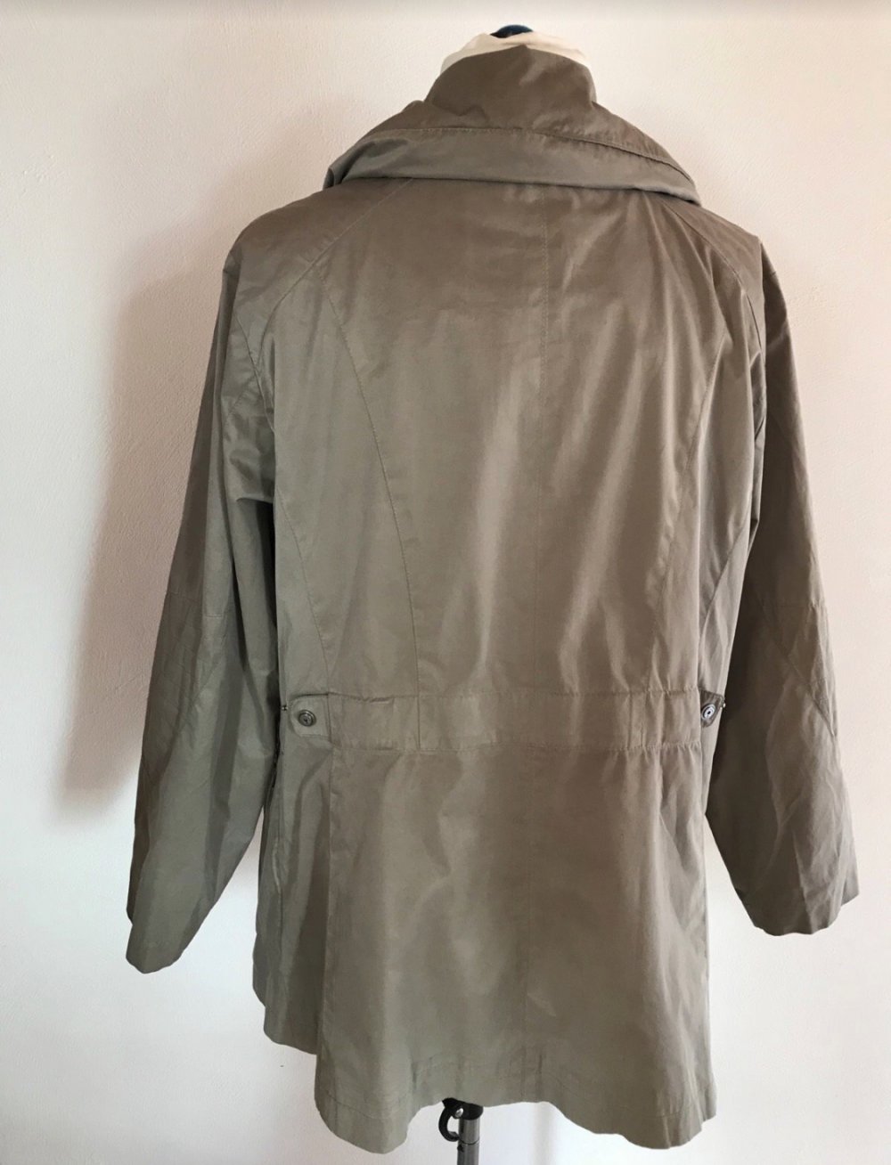 Manteljacke Trench Coat 46 Plussize Casual Parka Übergangsjacke Fuchs Schmitt Sports Canvas Outdoor Jacket Women Brand Markenware Spencer Timeless Mängel lesen 