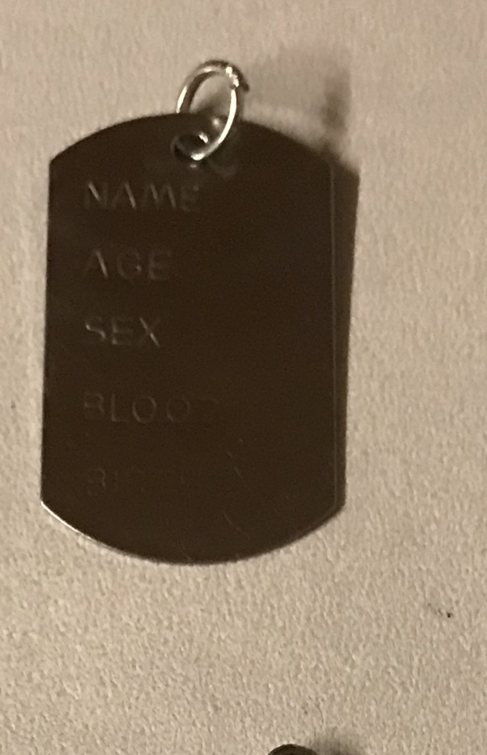Marke Camouflage Erkennungsmarke Plakette Anhänger Modeschmuck silberfarben Unisex Plakette 