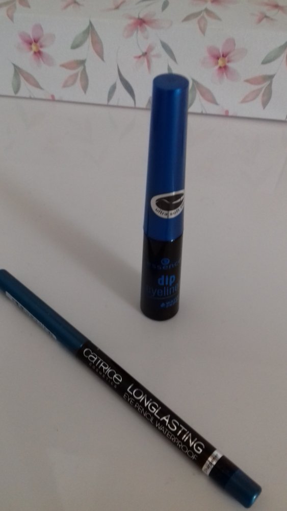 Eyeliner Eye Pencil Waterproof Shapener  metallic bue türkis 