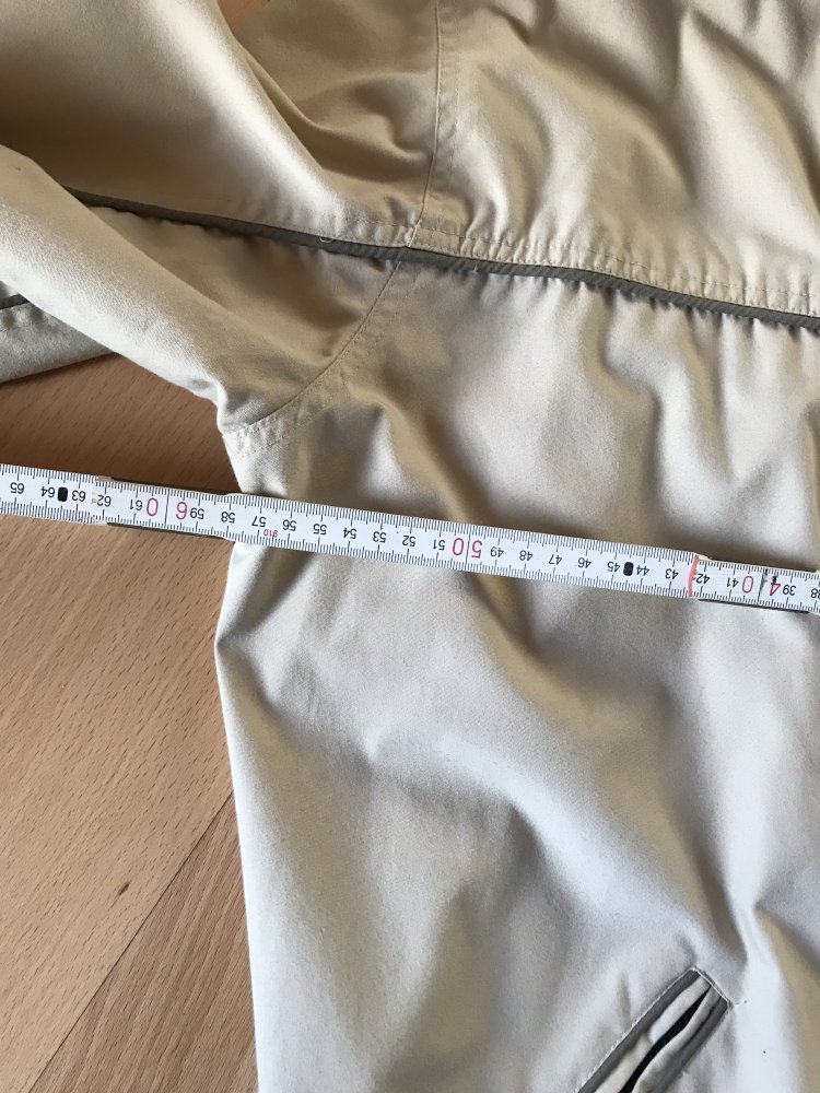 Jacke Übergangsjacke Hellbeige Beigebraun L Herrenjacke Canvas Style Outdoor Sportiv 