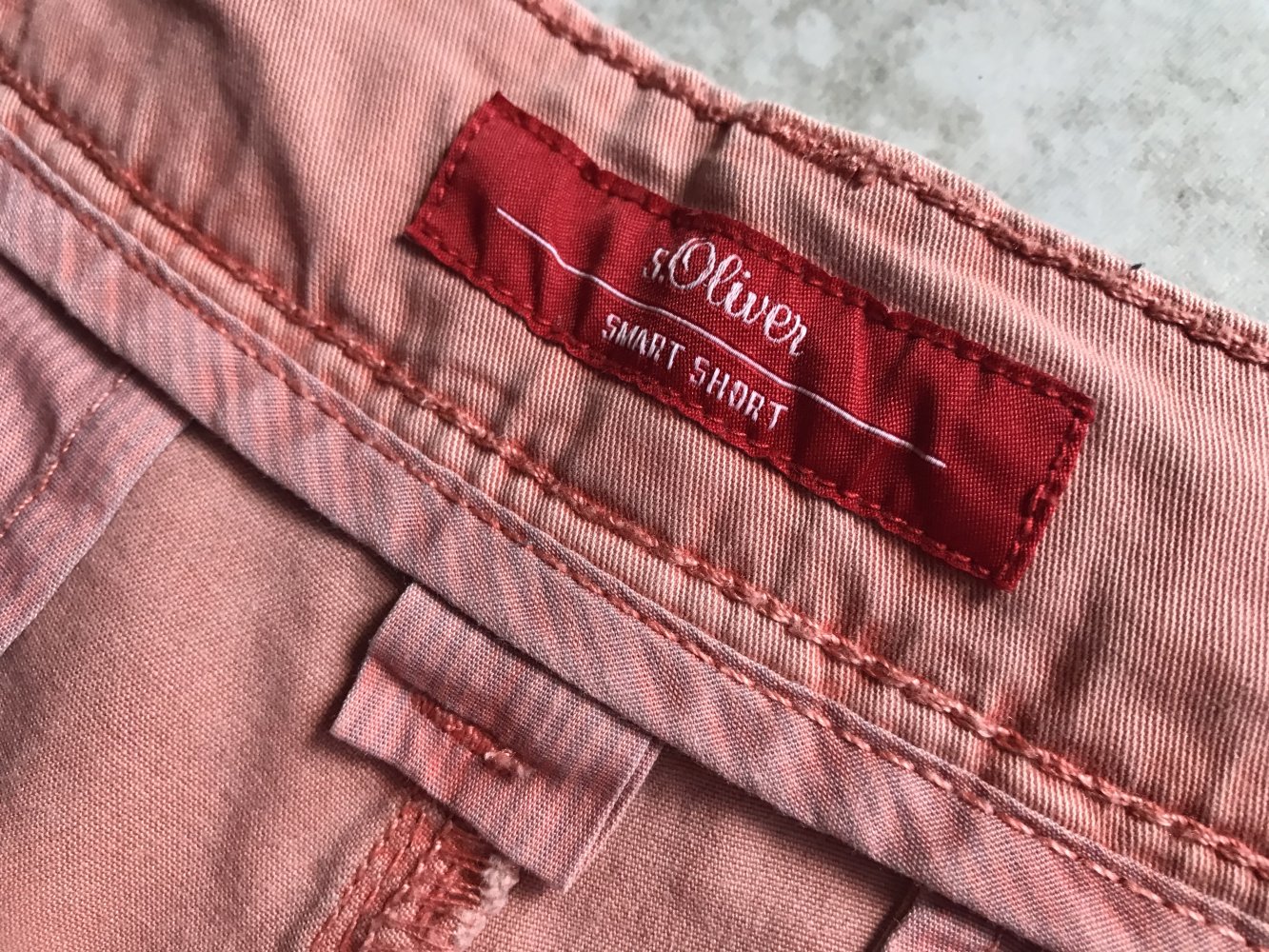 Short Sommerhose 36/38 pastell Rose Markenware S.Oliver Chino Jeans Pant 
