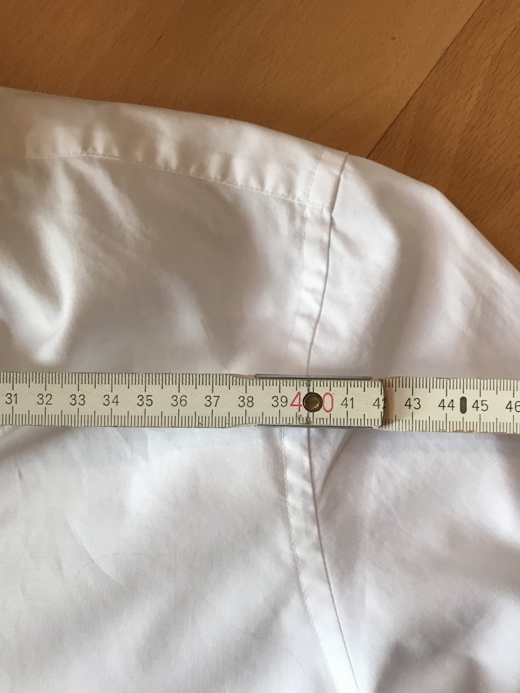 Herrenhemd Markenware S/M 38 Slim Fit Strellson Weiß Buissiness Santos Hemd Langarm Kragenhemd