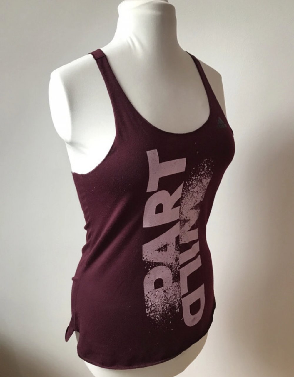 Tanktop Top Sportiv Riped Muskle Shirt Beerenfarben 40 Onesize 