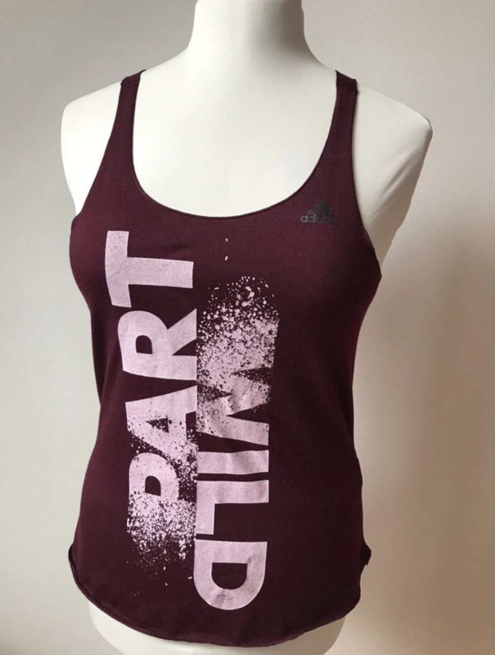 Tanktop Top Sportiv Riped Muskle Shirt Beerenfarben 40 Onesize 