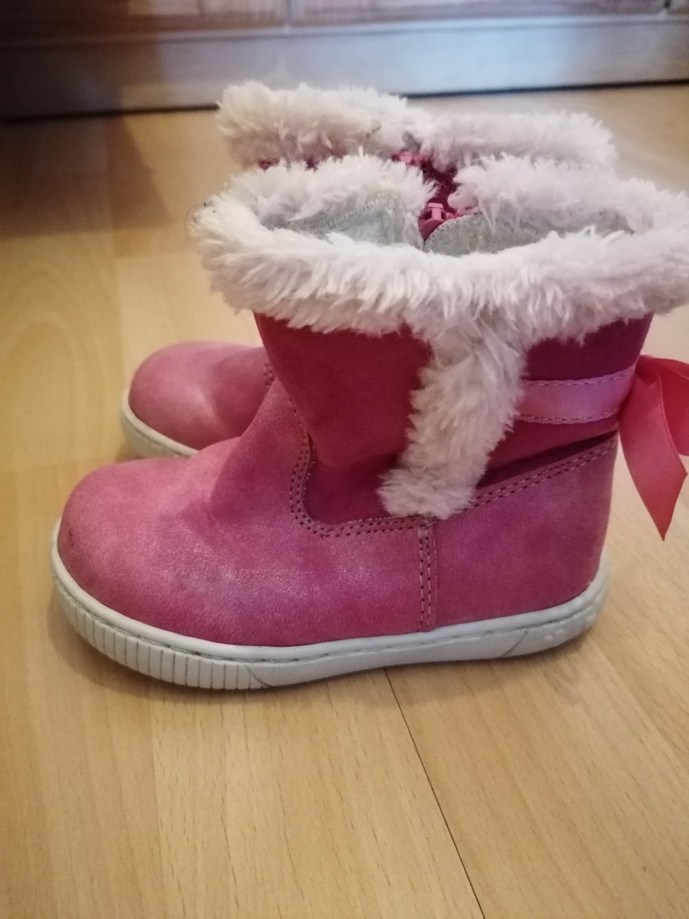 Stiefel Winterschuhe Boots Mädchen pink Gr. 23 leicht gefüttert Cupcake Couture