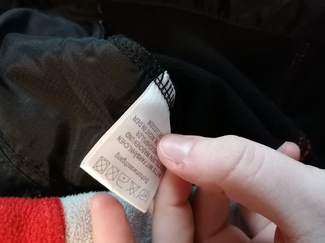 Jacke Übergangsjacke Fleece Gr. S 36 38 Multi Tex rot grau creme