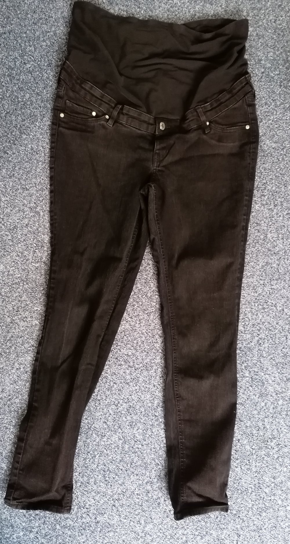 Umstandshose Jeans schwarz h&m Gr. L
