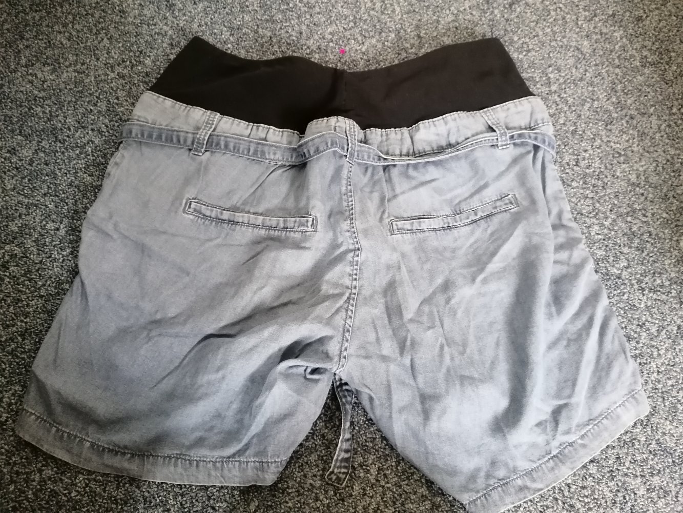 Umstandshose Shorts Sommerhose blau h&m Gr. 44