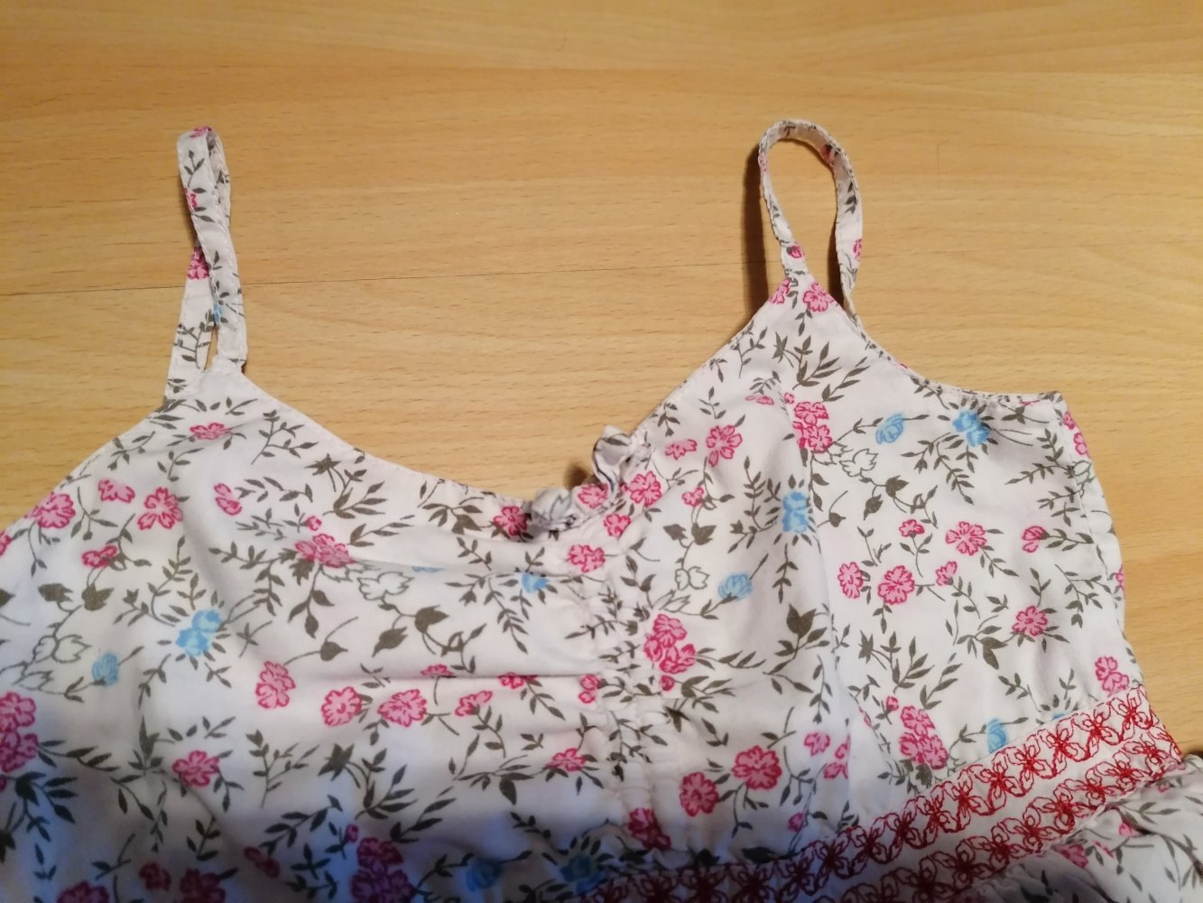 Sommerkleid Mädchen Blumen blue seven kids Gr. 92 weiß rot blau rosa