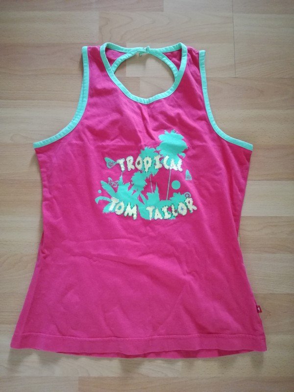 Top von Tom Tailor Gr. 176 Tropical Shirt
