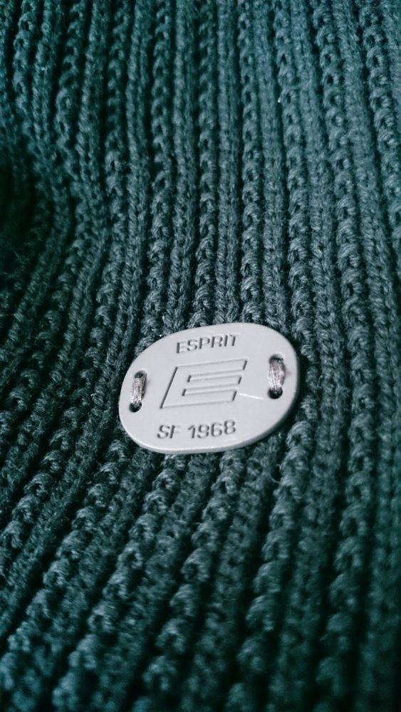 Schwarze Esprit Stickjacke, Größe XL