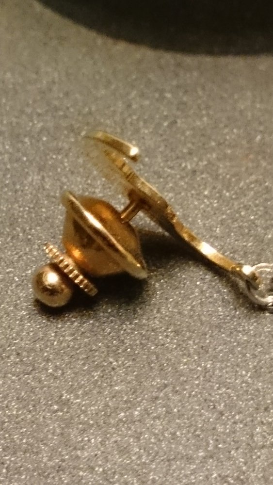Vintage - Pin Mondbrosche aus den 80igern