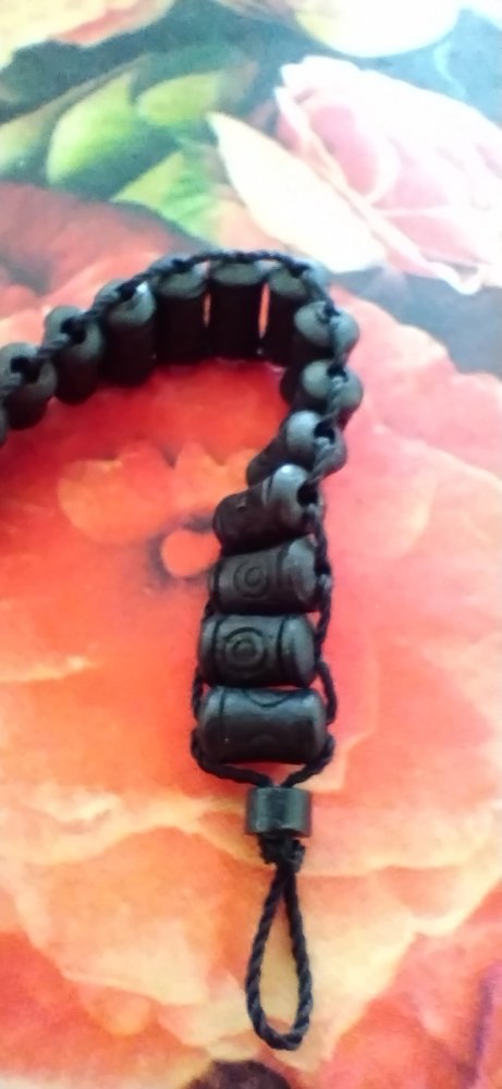 Armband schwarz mit einzelnen Gliedern