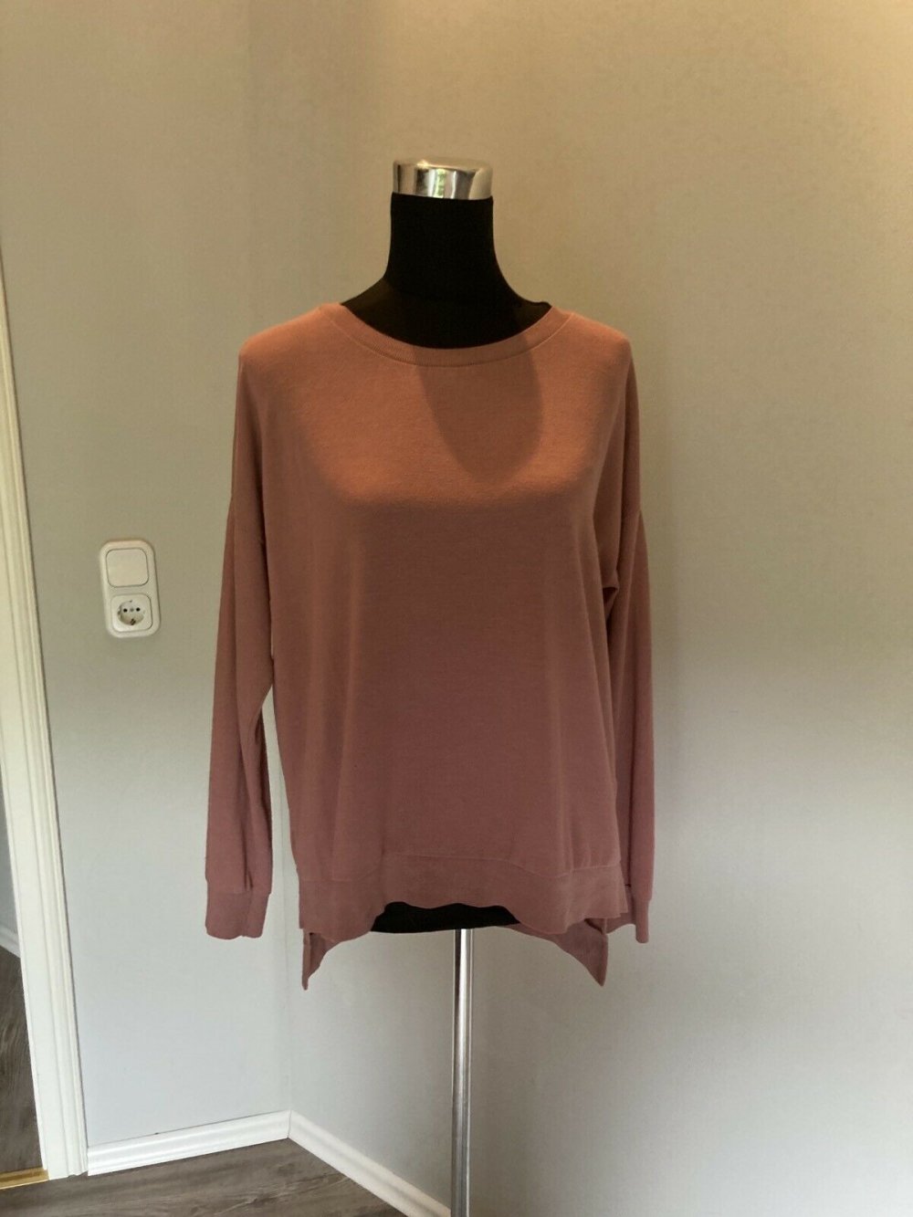 Rosa Langarmshirt