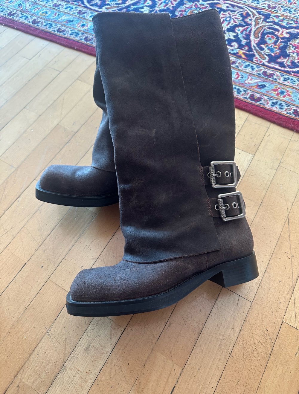 Brandneue Echt Leder Stiefel