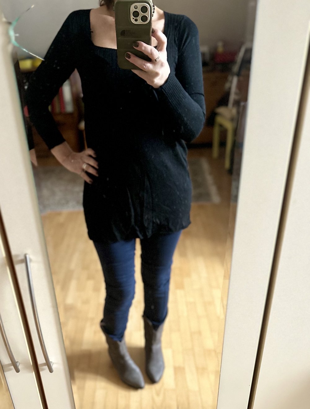 Super weicher Strickpullover mit eckigem Ausschnitt
