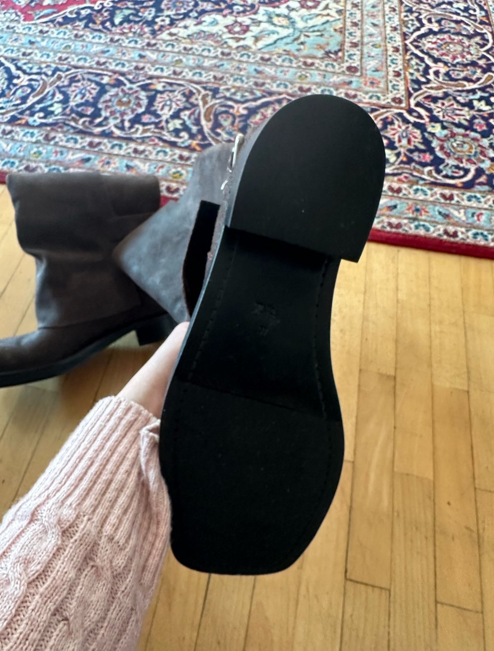 Brandneue Echt Leder Stiefel