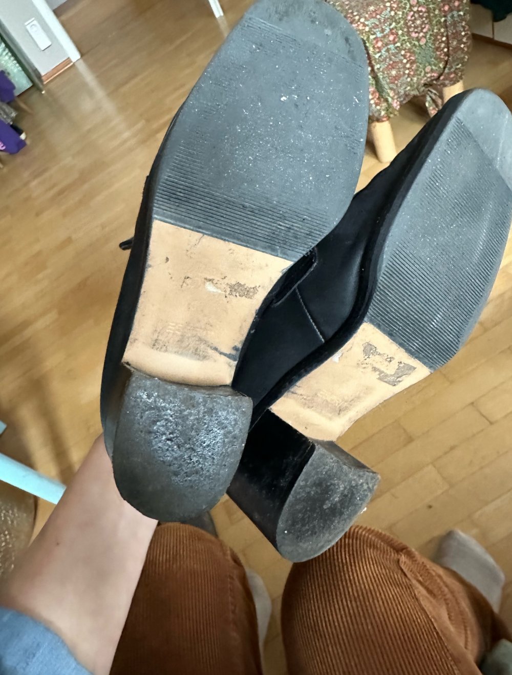 Loafers mit Absatz