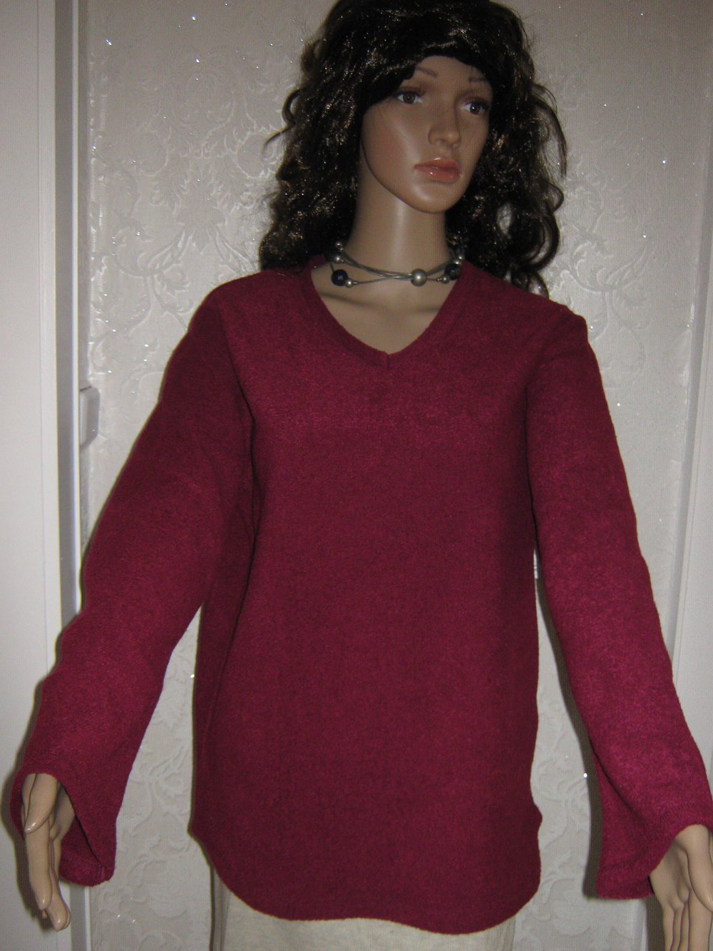 NEUw * Kuschelig * weich * Fleecé * V- Ausschnitt * Pullover 