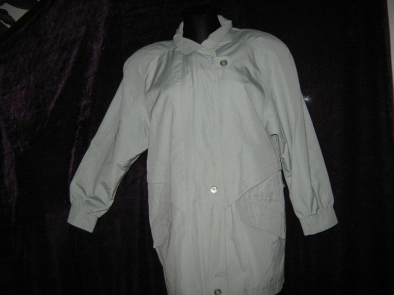 NEU * Edel * praktisch * Original * DESIGNER * Granny * Vintage * Allround * Trench * Jacke * Gr. 38- 40/ S- M * Oversize * hell- mint- grün *