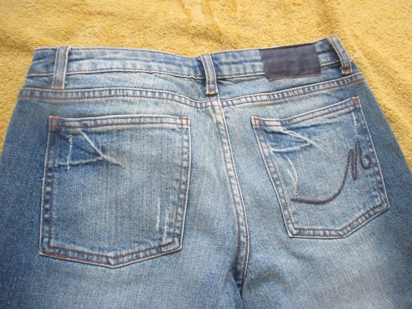 NEU * Shabby- Destroyed- Look * Dreiviertel * 7/8 * Stiefel * Kniebund * Capri * Jeans- Hose 