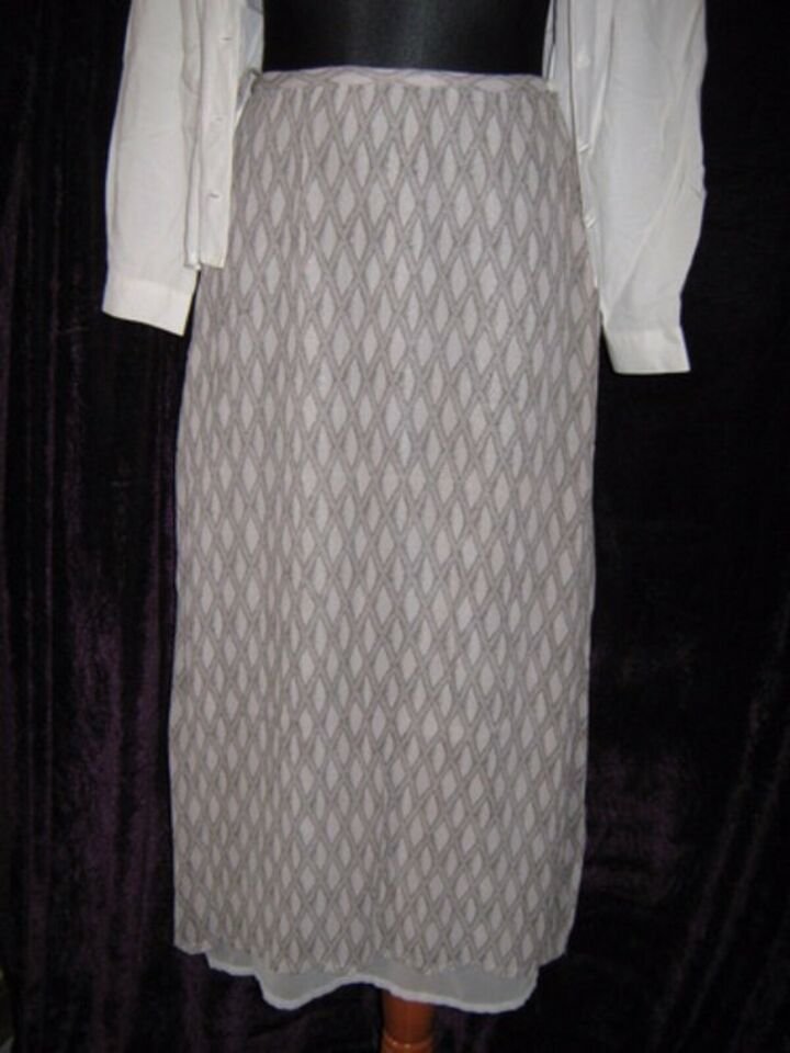 NEUw * Ausgefallen * edel * Long * Lang * Maxi * Seiden- Chiffon * Rock 