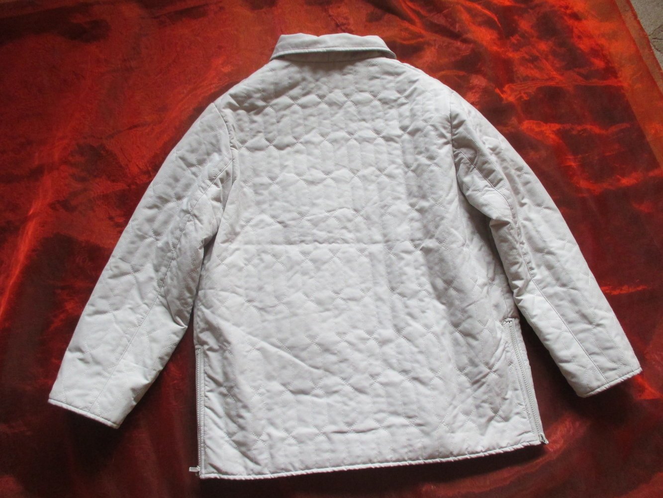 NEU * Edel * Original VINTAGE * Stepp - Jacke * im Englisch- Style * mit Blüten- Stickerei 