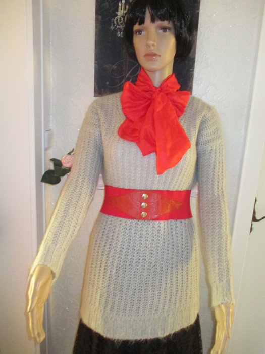 NEU * Kuschelig * Mohair * Grobstrick * Long Pullover oder Mini- Kleid 