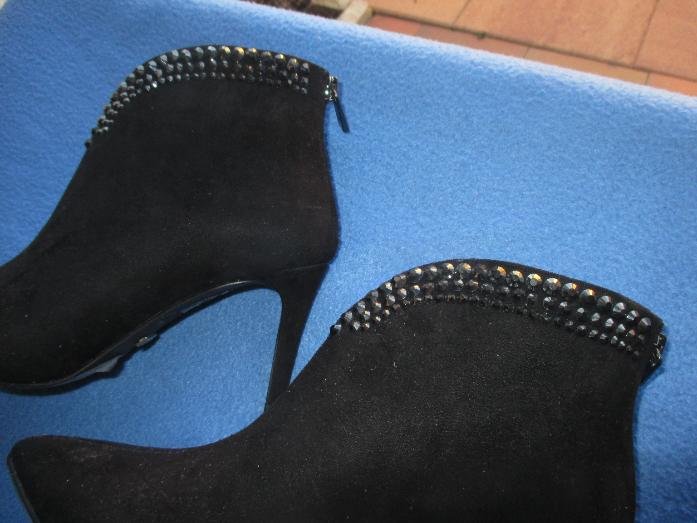  NEU mit ETIKETT * Samtweich * Velours * Leder * Abend * Ausgeh * Swarovski * Strass * Stiefel * Stiefeletten * Unkle Boots 