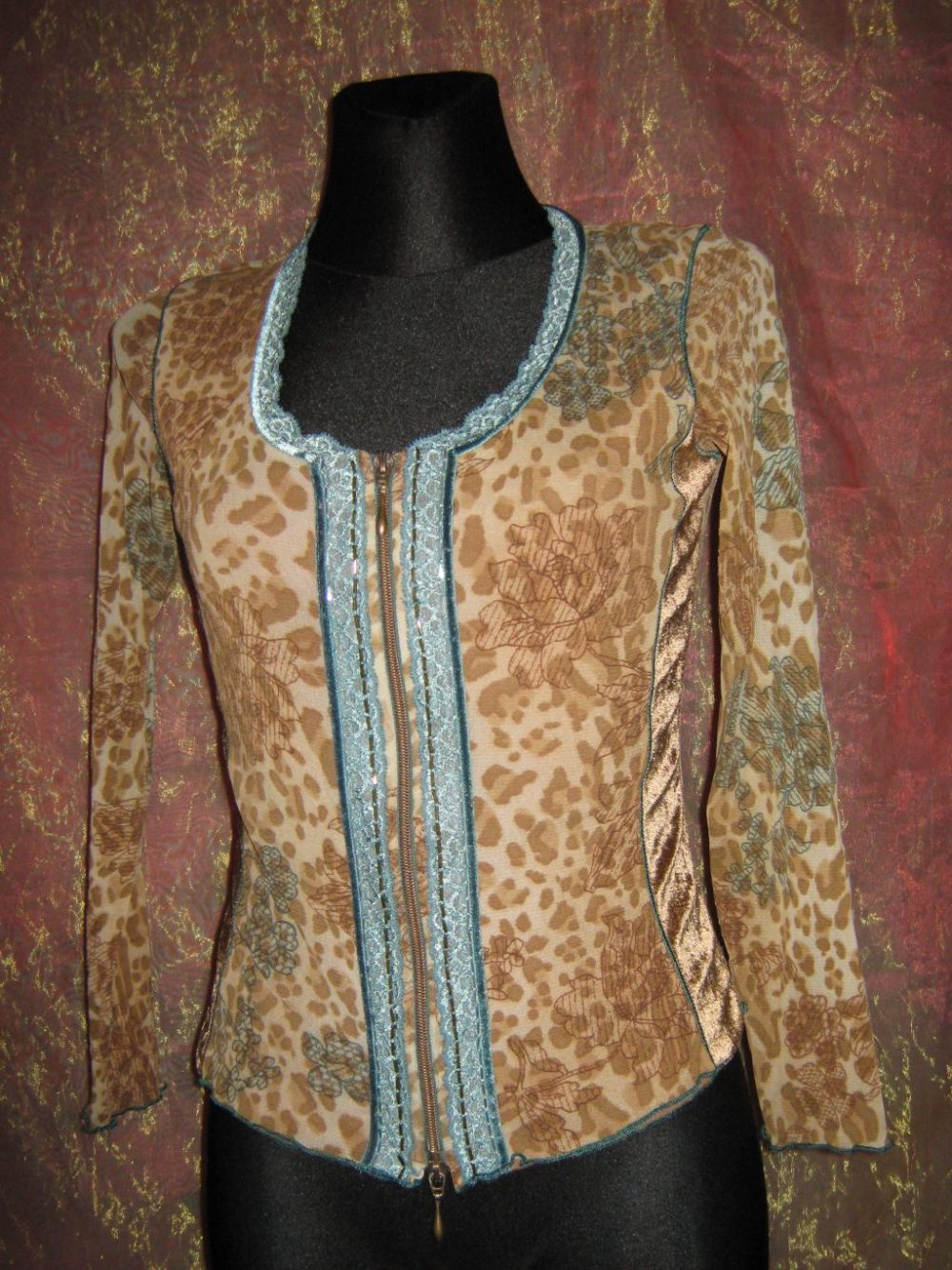 NEU * Lace- Spitze * Leo * Animal- Style * Chiffon * Jäckchen * Jacke * Cardigan * T- Shirt 