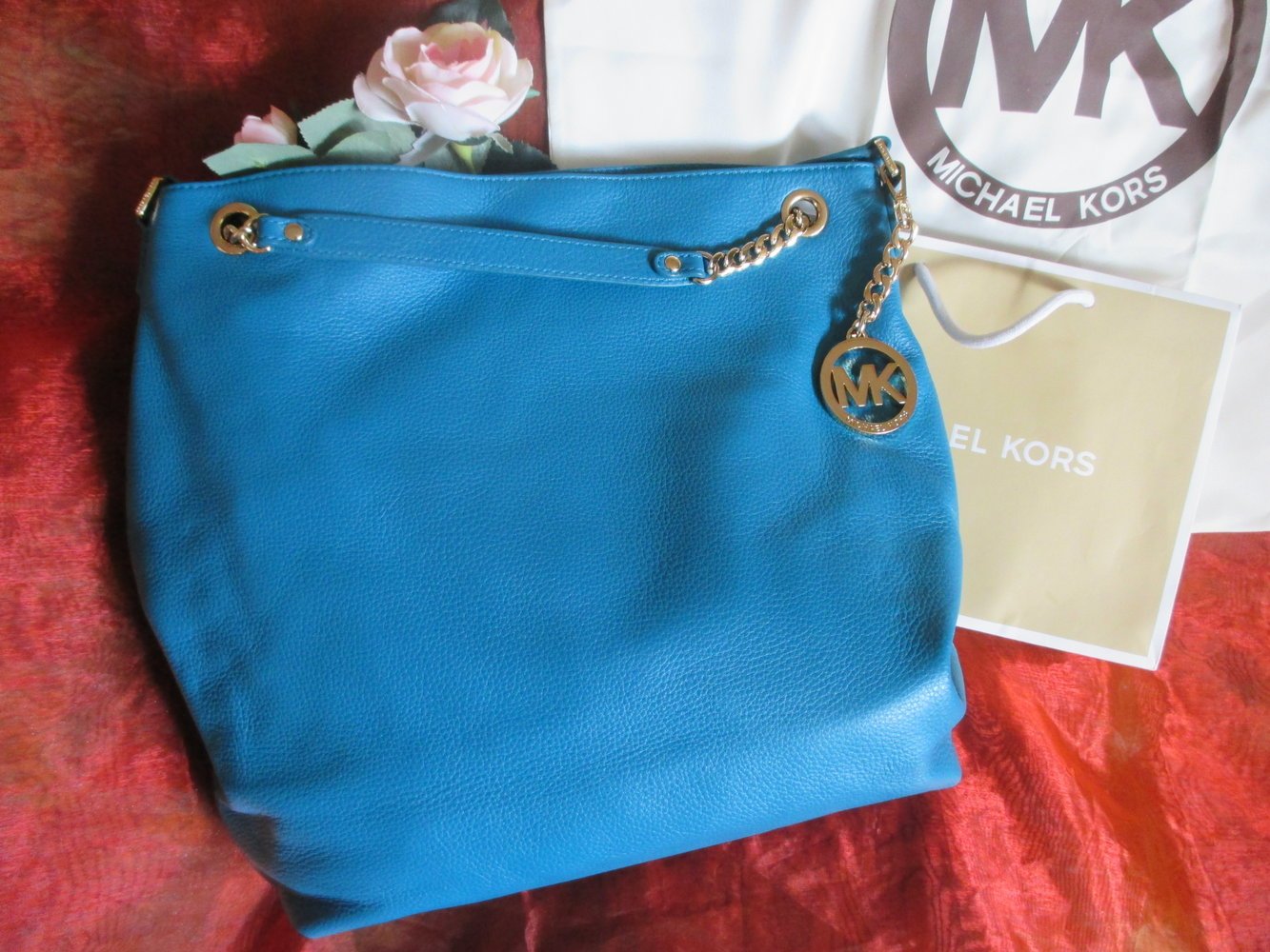 NEU und unbenutzt * Echt Leder * Beutel * Umhänge * Hand * Shopper * TASCHE * Tote * Bag mit Staubbeutel * Dust Bag 