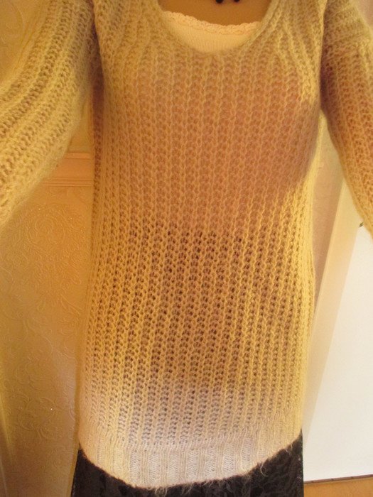 NEU * Kuschelig * Mohair * Grobstrick * Long Pullover oder Mini- Kleid 