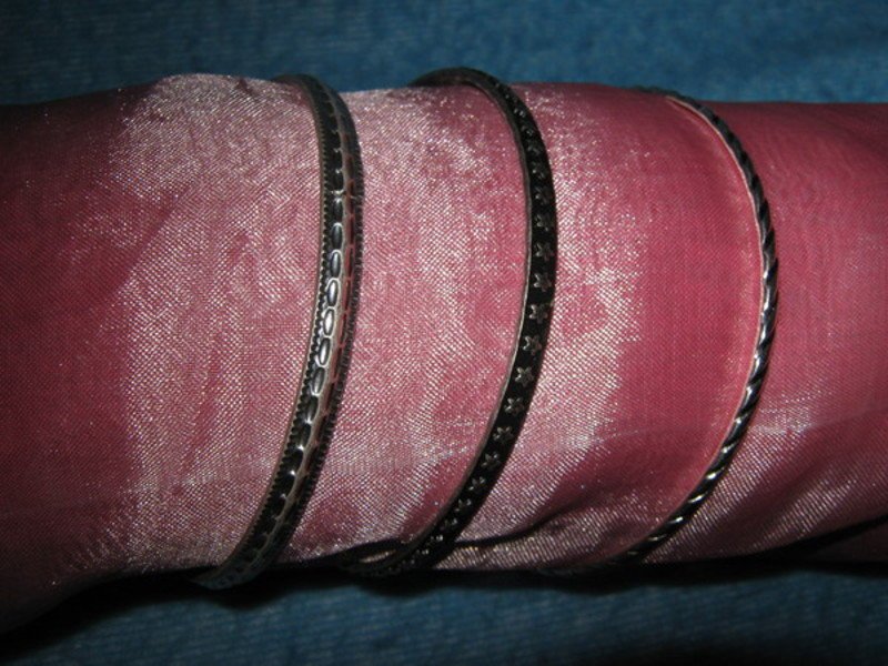 NEU * Edel * modern * Original VINTAGE * SET * 3-teilig * Retro * Präge * Armbänder * Armreifen * Silber *