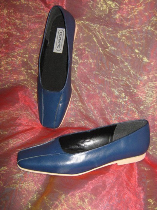 NEU * Stylisch * edel * Maritim * Navy * Sailor * Marine * Look * Echt- Leder * Ballerinas * Pumps * Schuhe 