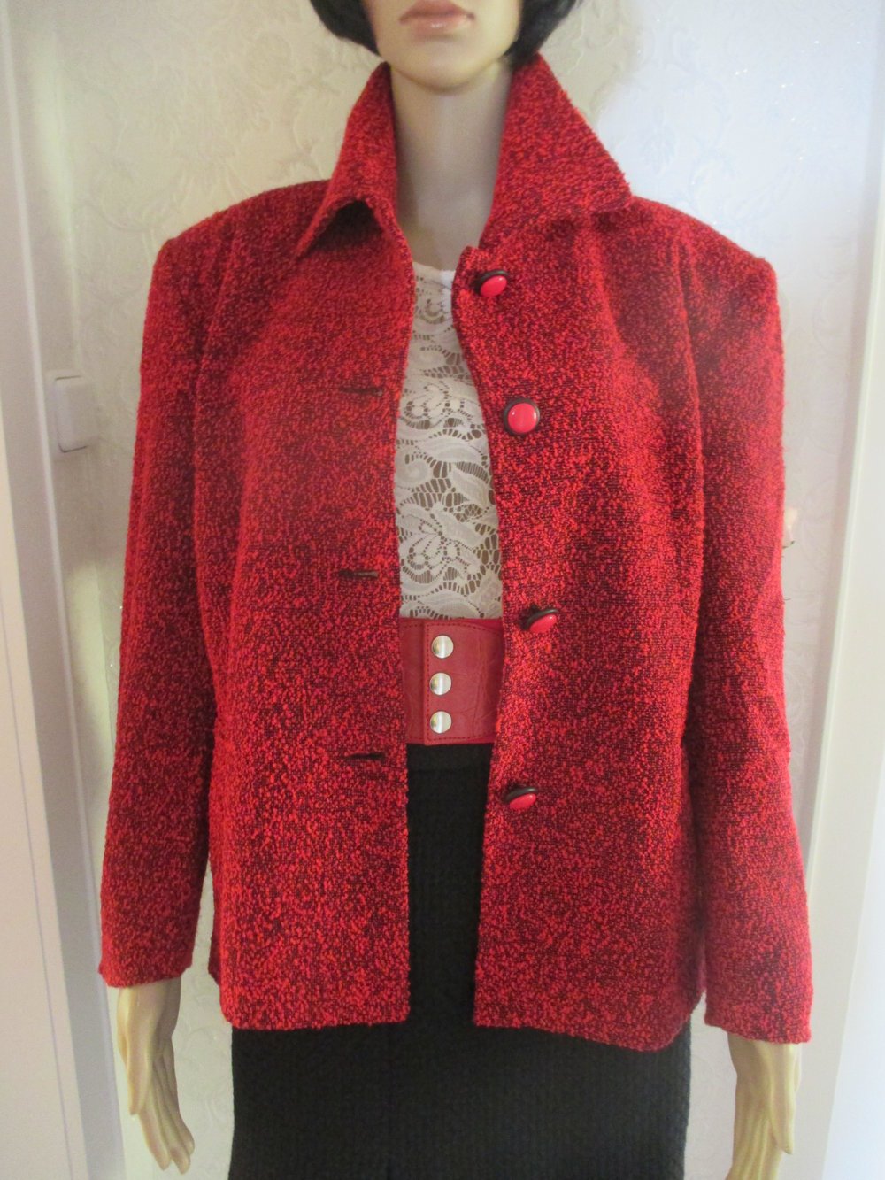  NEU * 50er Jahre * Rockabilly- Style * Bouclé * Woll * Kurz * Blazer * Jacke 