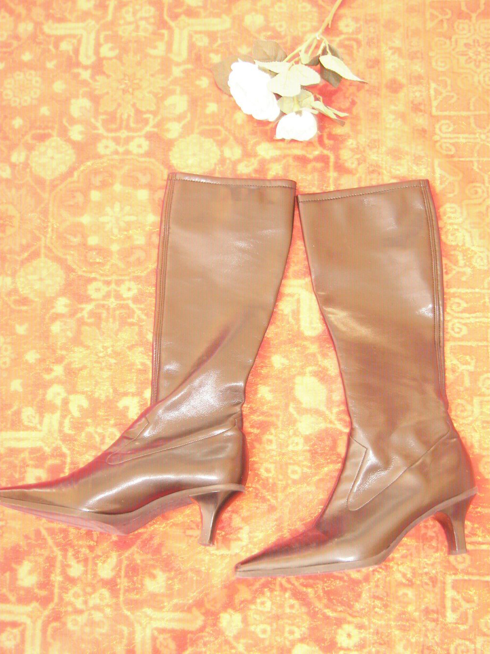 NEUw * Echt- Leder * Strech * Schlupf * Langschaft * High-Heels* Stiefel 