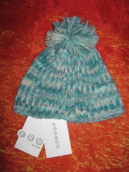    NEU mit ETIKETT * Edel * Kuschel * Winter * Glitzer * Pudel * Strick * Mütze 