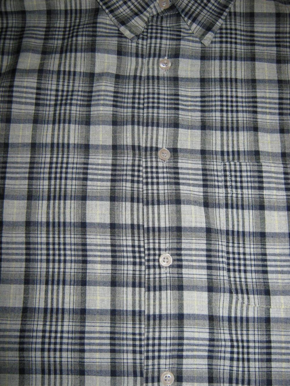 NEU * Sportiv * Freizeit * Business * DESIGNER * Langarm * Karo * Hemd * Gr. 41- 42/ L * dunkel- blau * grau *