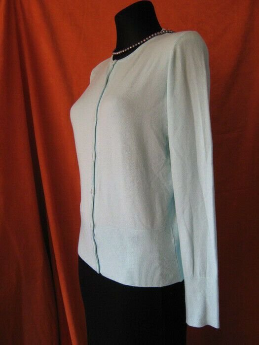 NEU * Edel * klassisch * Basic * Fein- Strickjacke * Cardigan ''Mexx'' Gr. 42- 44/ M- L * mint- türkis * Pastell *