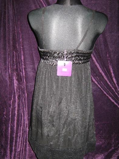 NEU mit ETIKETT * Cocktail * Abend * Ausgeh * Glitzer Pailletten * Seiden- Chiffon * Bustier * Baby- Doll * Spaghetti- Träger * Mini * Kleid 
