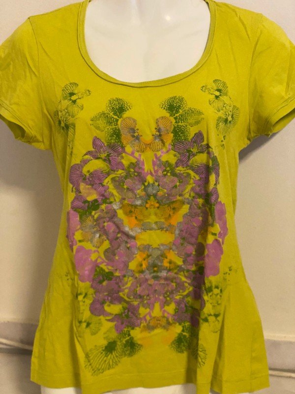 NEU * Silber- Glitzer * Blumen * Blüten * Flower- Power * Tatoo- Print * Bodycon * T- Shirt 