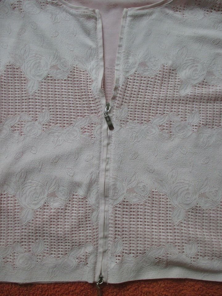 NEU * Edel * Häckel * Spitzen * Kurzarm * T- Shirt * Cardigan * Jäckchen 