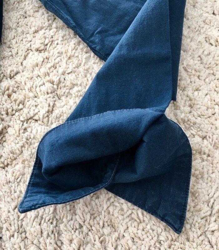 Jeanslook- Bluse