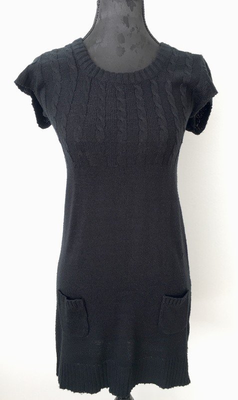 Zopfmuster- Strickkleid
