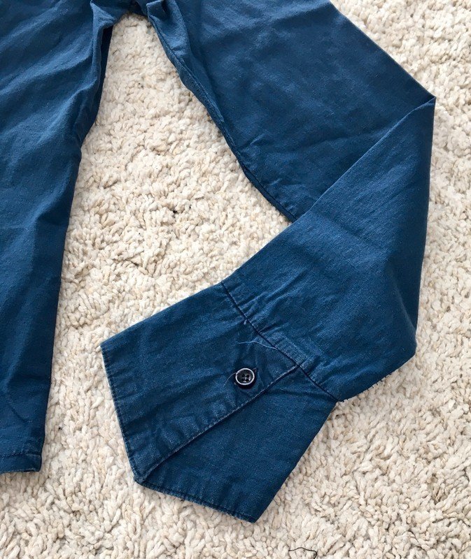 Jeanslook- Bluse