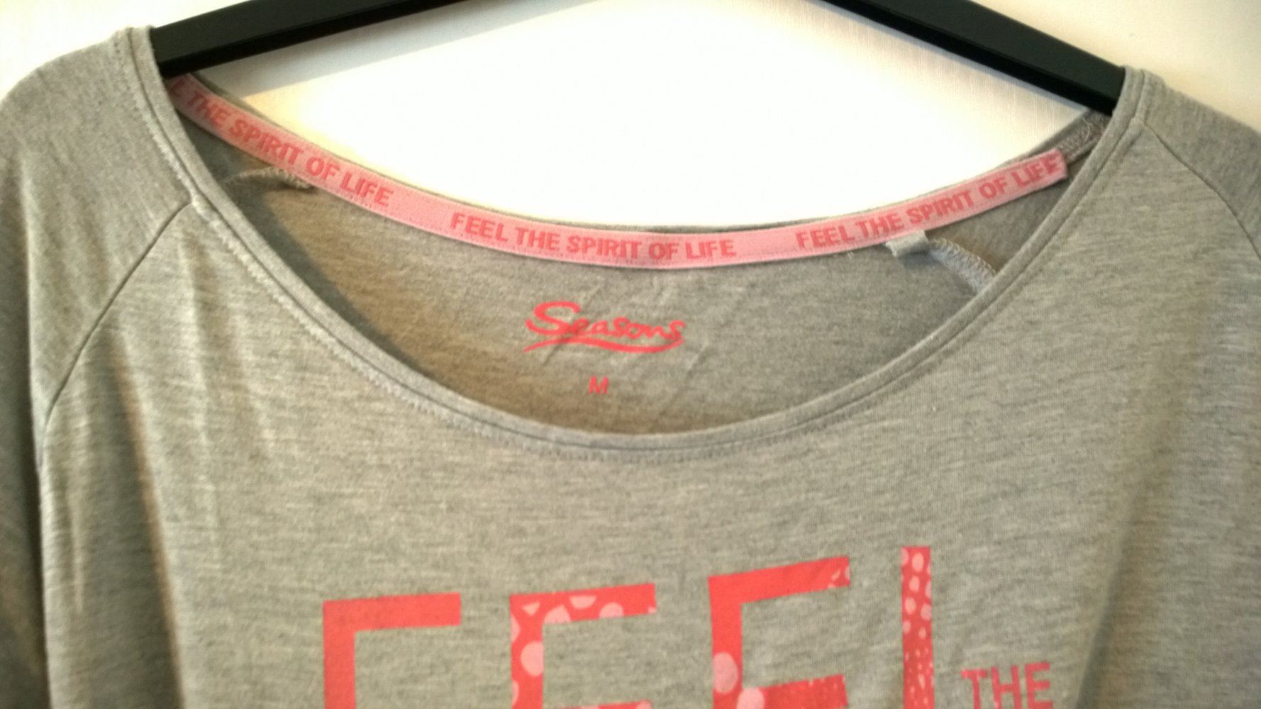 Shirt mit halben Ärmeln, Relaxshirt, Yogashirt, grau Gr.M