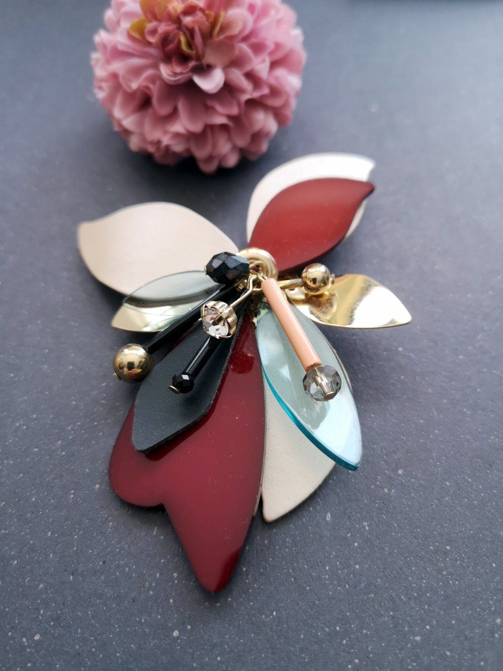 Brosche Blume