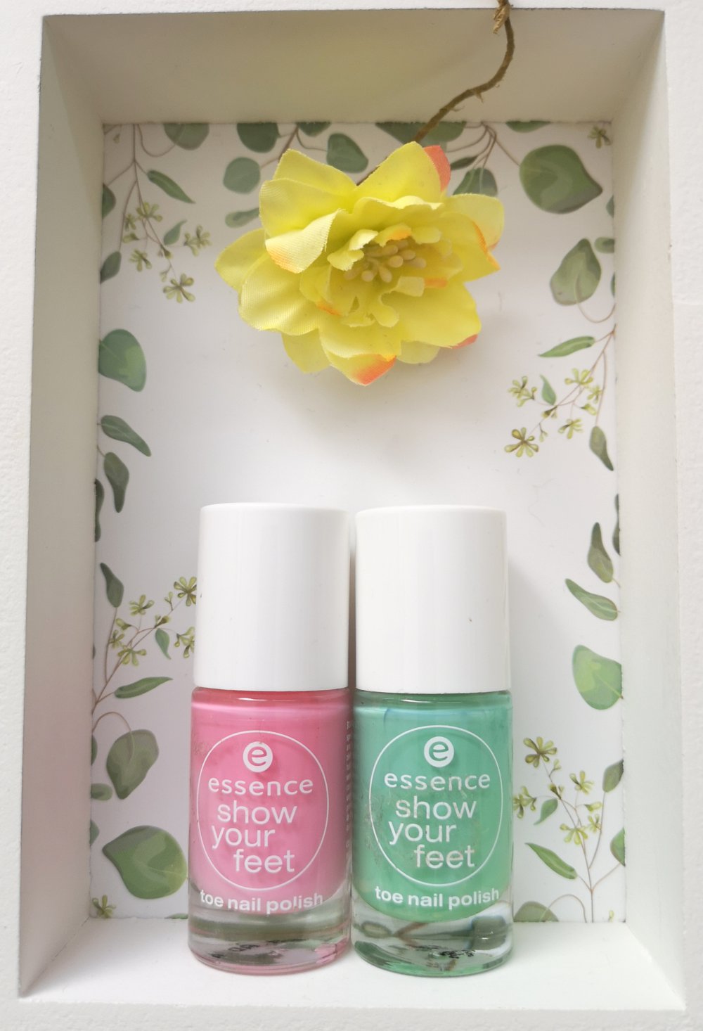 essence Nagellack Show your feet türkis+pink